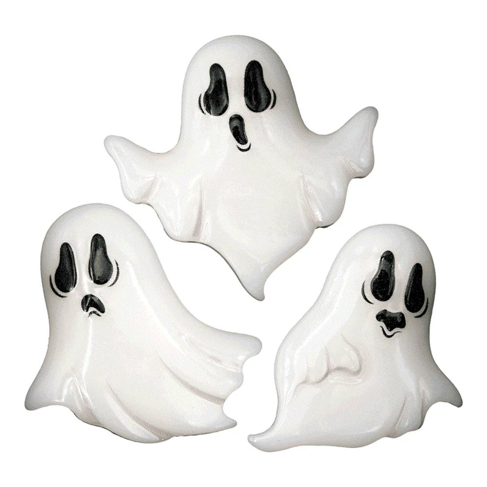 Kreepsville - Ghost Glow in the Dark Trio Schuifspeld - Wit